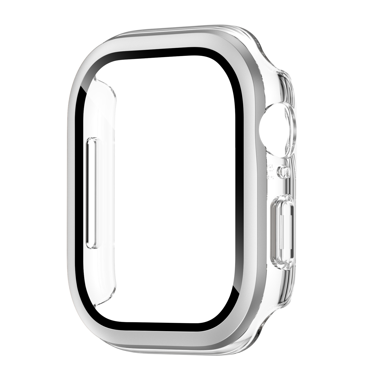 Trancparent Case for Apple Watch Ultra 2 49mm Series 10 42mm 46mm Bumper Frame Hard PC Cover Ultra 49mm Shell Protector