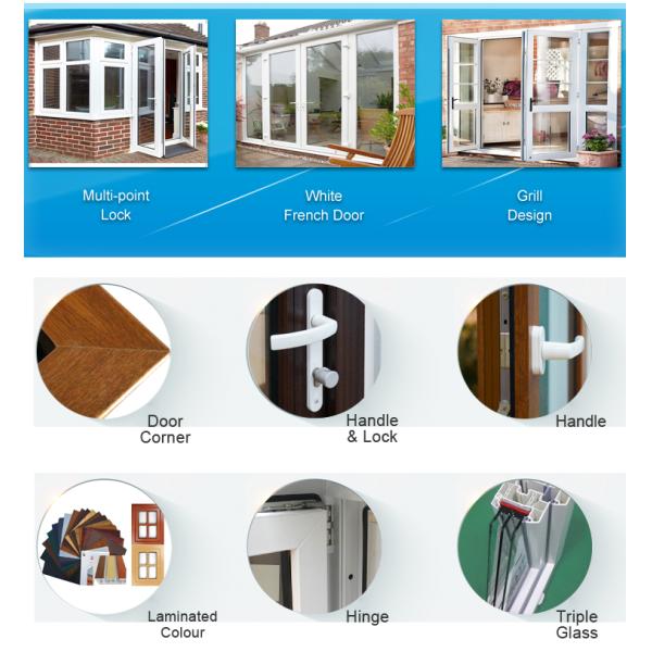 KDSConstrucción Moderno diseño PVC Baño Vidrio congelado Puertas interiores