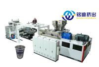 Plastico PMMA GPPS Máquina de producción de láminas ópticas Extrusora línea 0,6-3 mm de espesor