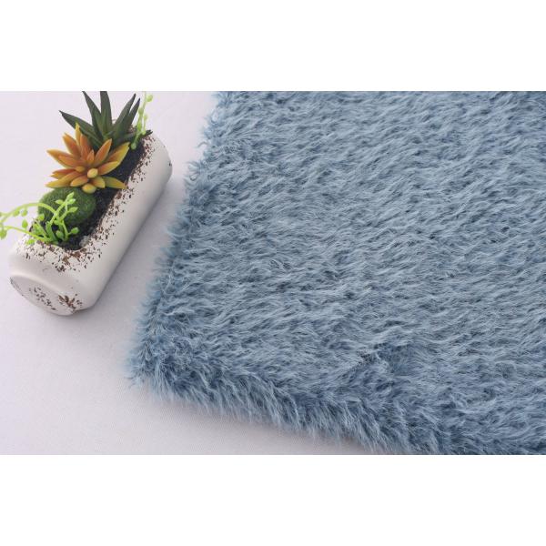 Recycled 100% Polyester Fabric Plush Thick Faux Fur Noble Consort Toka Fur Suede Composite Fabric Women's Clothing Bag Shoes