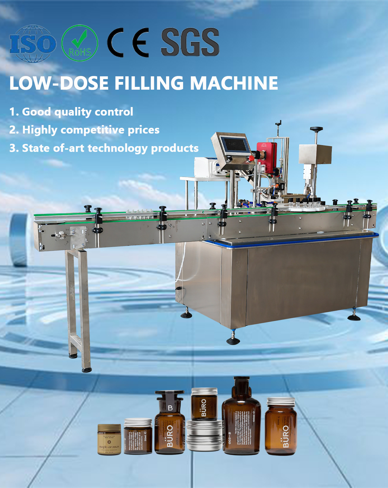 Fast Delivery Precision Liquid Filling Machine With PLC Controlled