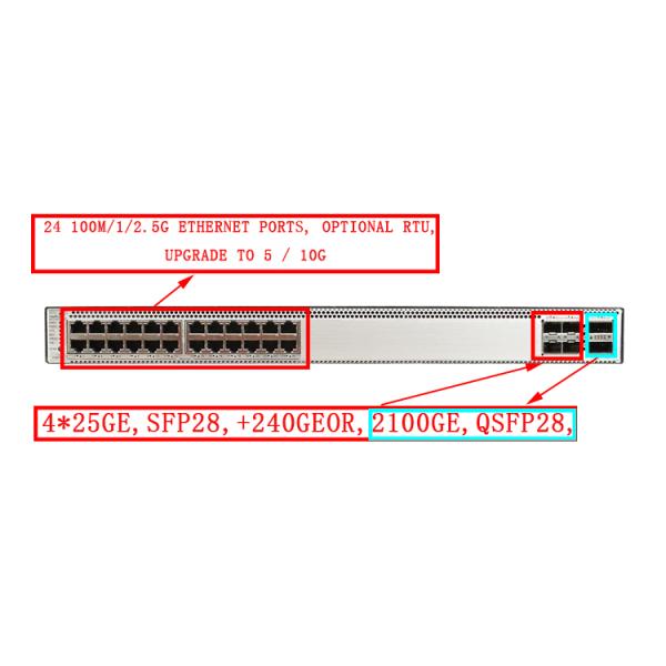 speed 24-port Ethernet switch S5732-H24UM2CC with 10G/1G/2.5G/5G/10G Base-T ports