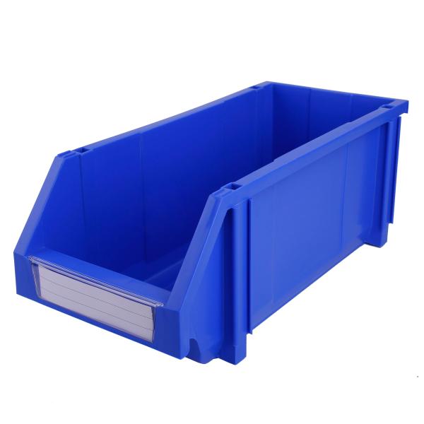 Customer Logo Plastic Divider Tool Container Back Hanging Shelf Bin Warehouse Storage