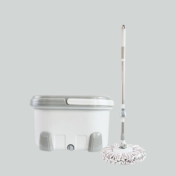 Floor Cleaning Adjustable Spin Mop And Bucket Set 360 Degree Rotatable Magic Mop And Bucket