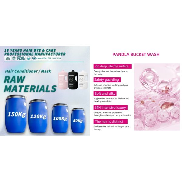 OEM ODM 4L Sulfate Free Shampoo and Conditioner Big Barrel Hair Scalp Expert Dandruff Relief Factory Supply