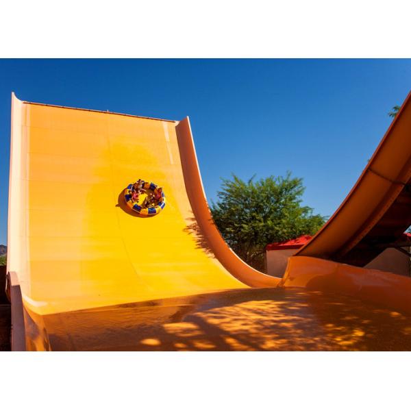 Fiberglass Boomerango Water Slide Commercial Water Park Equipment UV Resistant