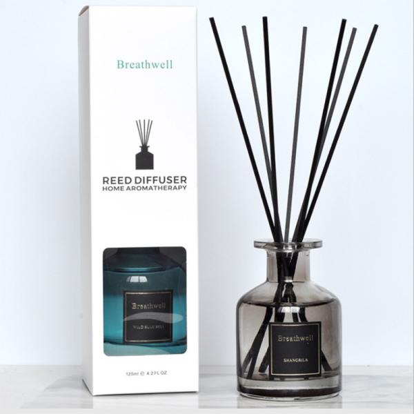 125ml Home Reed Diffuser Gift Set Home Fragrance Bottle Air Fresheners Luxury Design