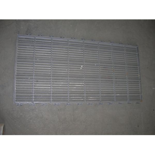 Black Steel Cast Iron Drain Grates / Metal Grate Flooring For Pig Farrowing Crate