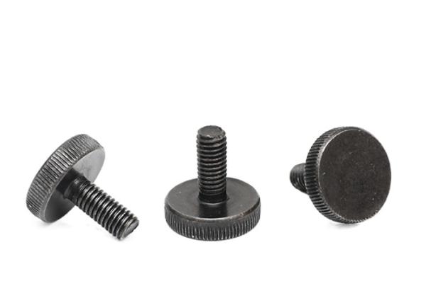 Black M8 M12 Carbon steel Thumb Screw Class8. 8 Grade 8.8 Spade Head Thumb Screw