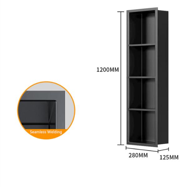 Toilet Tissue Wall Niche Insert Built-in Bathroom Cabinets for Anti-Rust Shower Niche