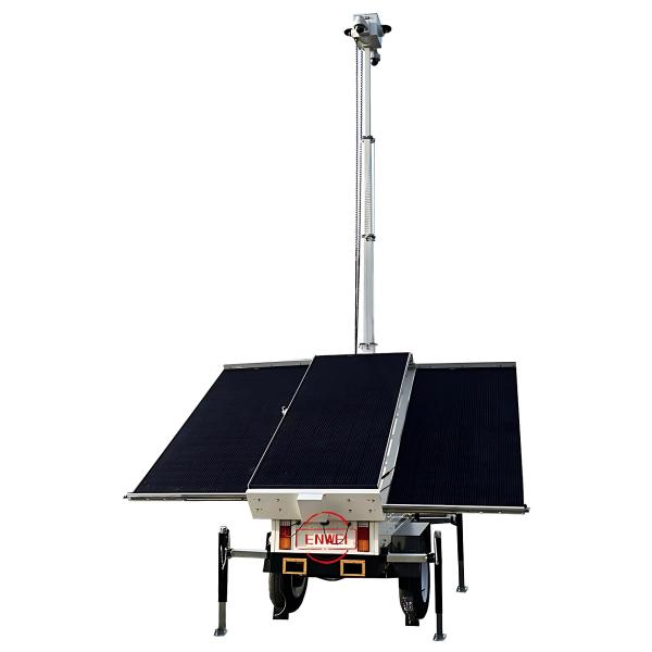 Remolques CCTV Solares Portátiles con Monitoreo 24/7 para la Seguridad en Áreas Remotas