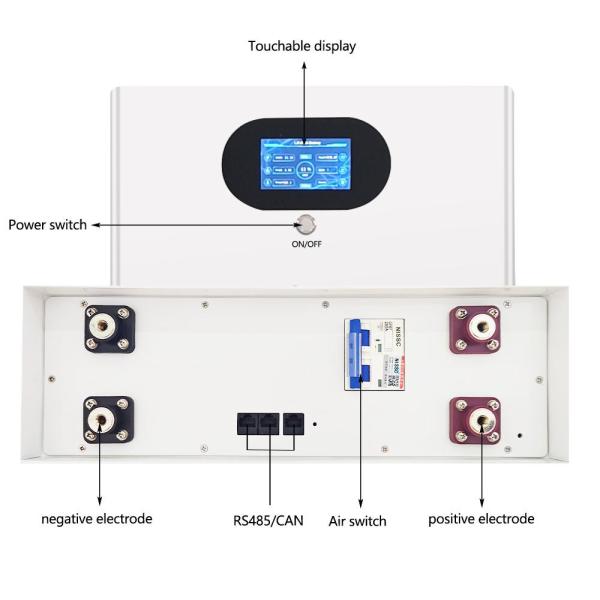 CLF SMS 51.2V 15kWh Batería de litio solar 48V 51.2V 280Ah 300Ah 314Ah 15kwh Batería portátil LiFePO4 del sistema solar
