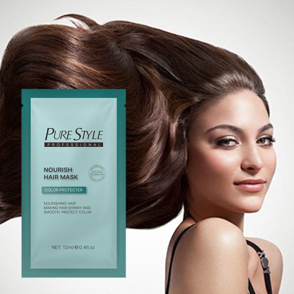 12ml Conditionneur et masque capillaire maison 100% bio pour des cheveux lisses et brillants, couleur préservée