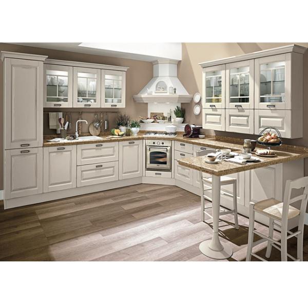American style Shaker kitchen cabinet，blue color kitchen cupboard，kitchen from China，kitchens ready european