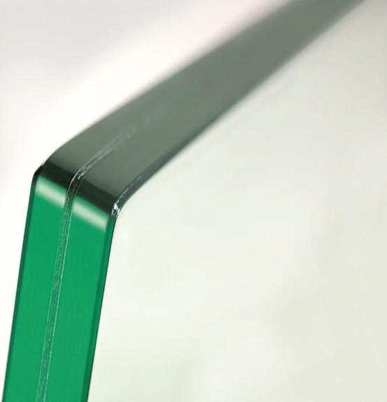 Gráfico 6.38mm~40.28mm PVB Vidro laminado temperado Dimensão personalizada Espessura