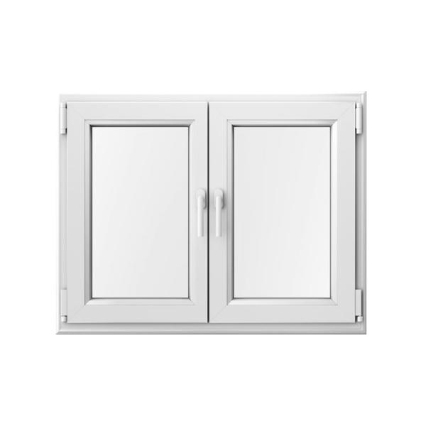 UPVC キャッシング ヨーロッパのデザイン UPVC ハウス ウィンドウ ホワイト ダブルガラス スイングガラス ウィンドウ
