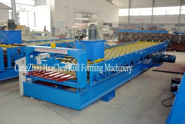 1250mm Galvanized Sheet Metal Roll Forming Machines 5.5kw Power