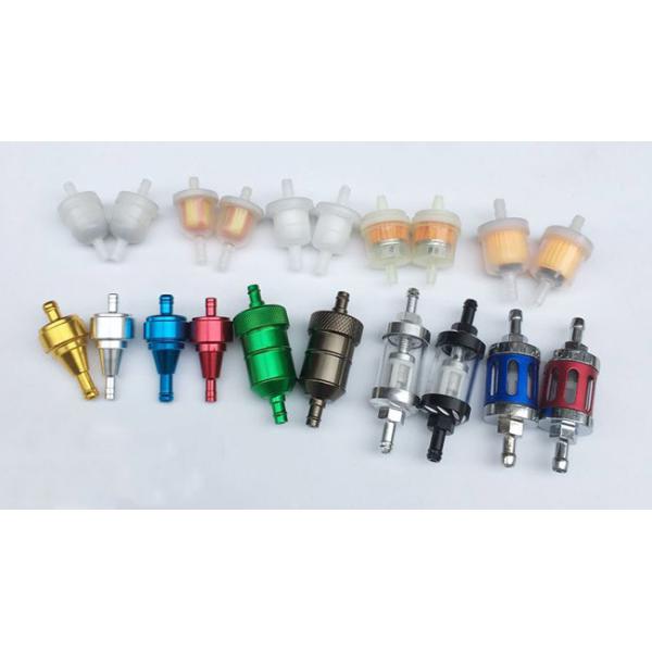 Modified CNC Aluminum Fuel Filter Oil Cleaner For Carburetor ATV Scooter Universal