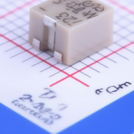 Multiturn cermet trimpot potentiometer BOURNS 3224W-1-500E with RoHS compliance and halogen free construction
