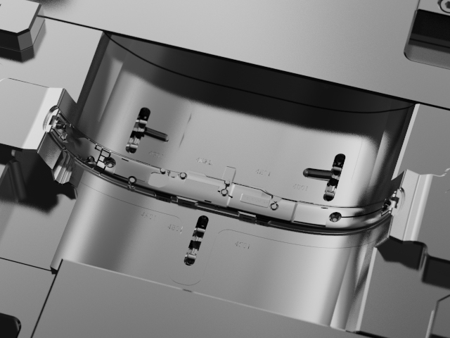 OEM / ODM: Cold Runner Injection Molding & Transparent Glasses Внутреннее корпус (1*1) No.23057