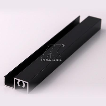 OEM preto de alumínio da liga do ISO de 6000 séries para o armário, material do vestuário