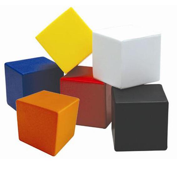 New promotion gift creative product cube Relief Stress Ball customed logo