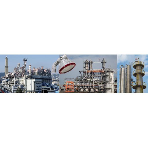 Бывший свет СИД 20W-100W взрывозащищенный с IP66 IK10 закалил алюминий нержавеющей стали стекла