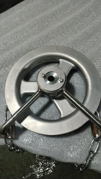 Chains chainwheel for butterfly valve sprocket stainless steel material Veyron valve Tianjin customized
