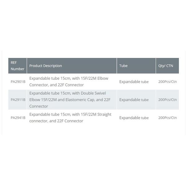 Pp Medical Disposable Anesthesia Breathing Circuit Flexible Catheter Mount