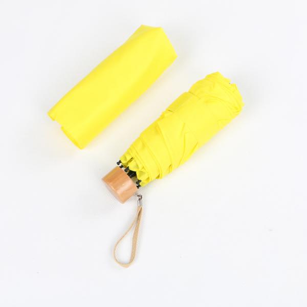 Backpack Pocket Size Compact Travel Umbrella Yellow Small Foldable Umbrella
