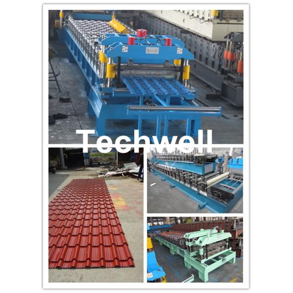 Автоматический крен контролируемый ПЛК кафельный формируя машину для стальным плитки застекленной металлом