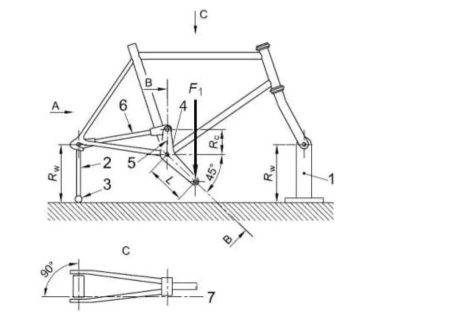 ISO 4210-2015 Automatic Bicycle Crank Dynamic Fatigue Tester / Test Equipment