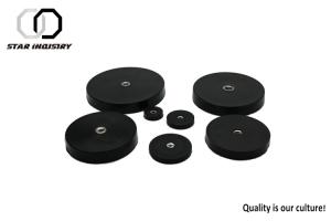 22mm - 88mm Neodymium Magnet Disc Rubber Coated For LED Work Light , Strong