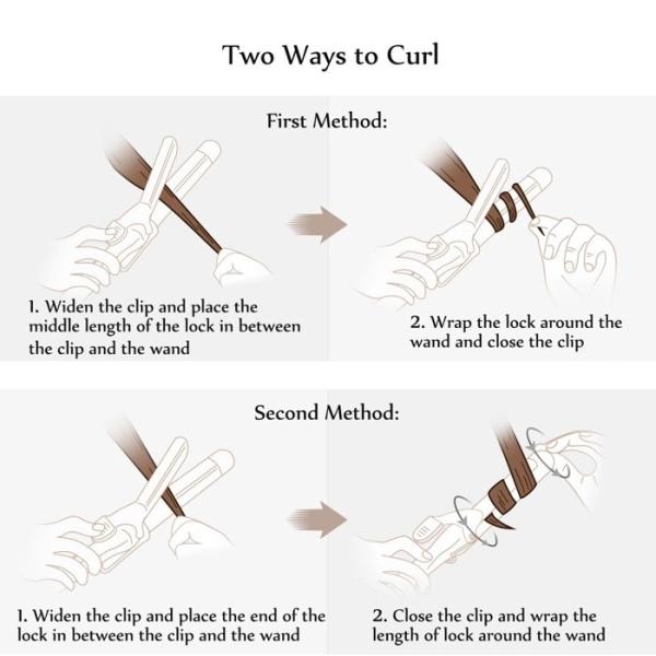 6 In One Rotating Hair Curling Iron Interchangeable Hair Steam Curling Iron