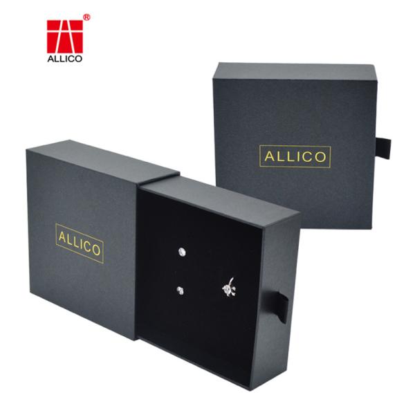 Black Rigid Cardboard Paper Foldable Magnetic Lid Perfume Cosmetic Packaging Gift Box