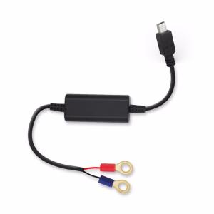 Cabo de conversão de corrente contínua de 12 V a 5 V com micro USB para