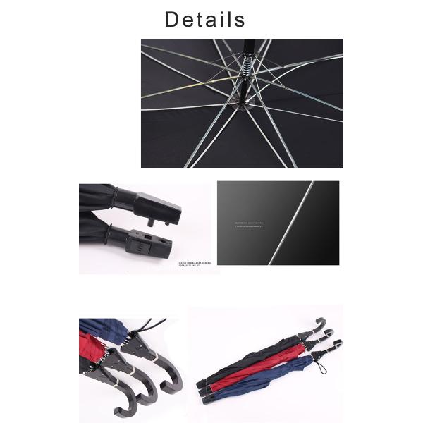 Custom Logo Print Twins Lover Couple Umbrella with Long Handle and Unique Design