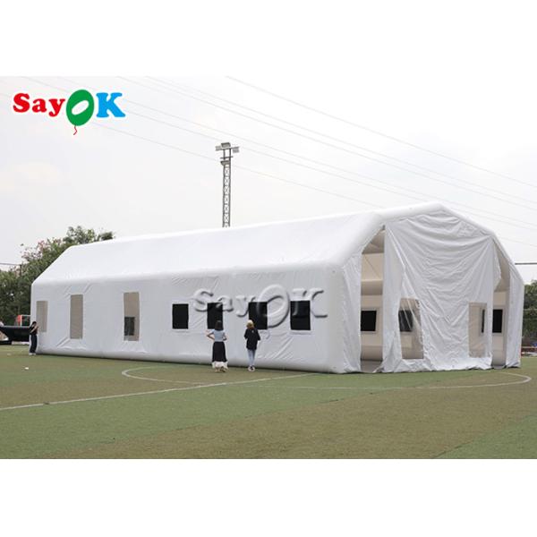 Надувная палатка для газона водонепроницаемая белая 20x10x5.5mH Надувная автомобильная краска