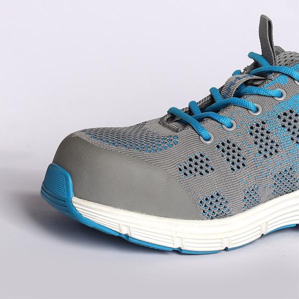 Unisex Fly Knit Safety Shoes With Breathable Design And Comfortable EVA Insole