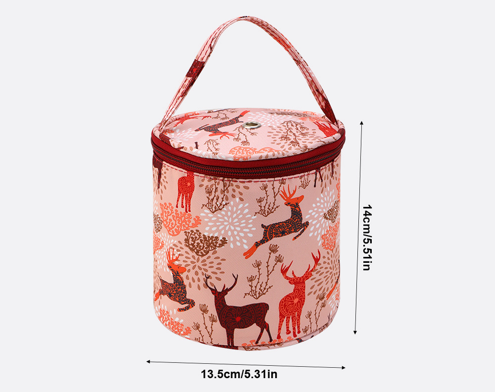Compact 13.5 X 14 Cm Portable Sewing Kit Storage Bag With Customizable Design And Durable Fabric