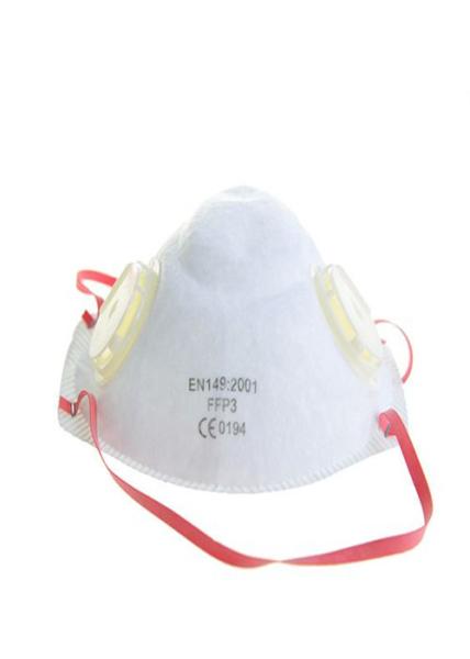Red Head Straps 4 Ply Antibacterial Face Mask Ffp2 With Two Valves