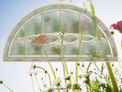 S001 Artistic Tempered Safety Glass 2-12 Mm Thickness Brass Nickel Patina