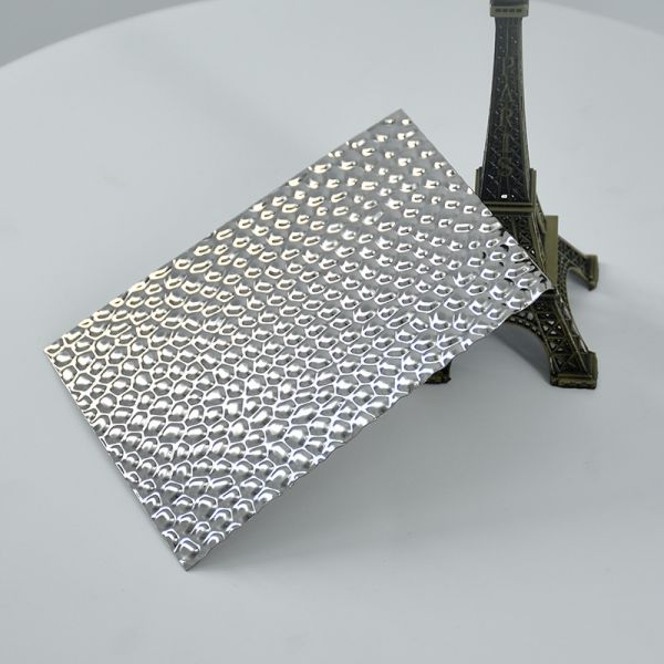 Floral Pattern Embossed SS Sheet Anti Fingerprint For Kitchen Backsplashes