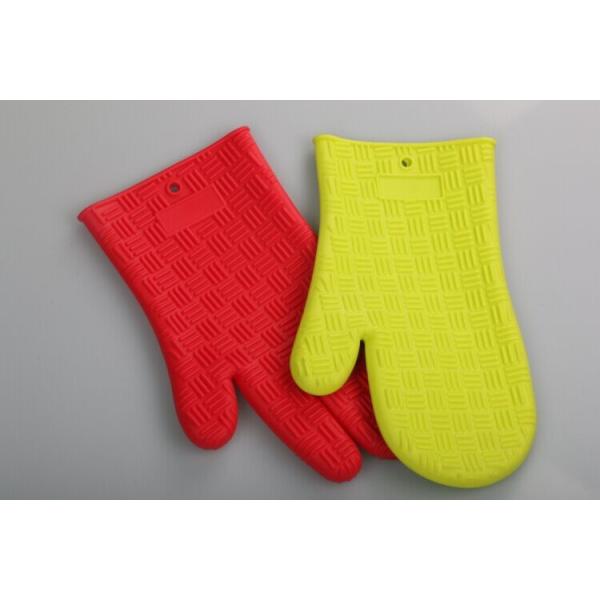 Food Grade Silicone Kitchen Glove Heat Resistant  BBQ Oven Mitts For Outdoor