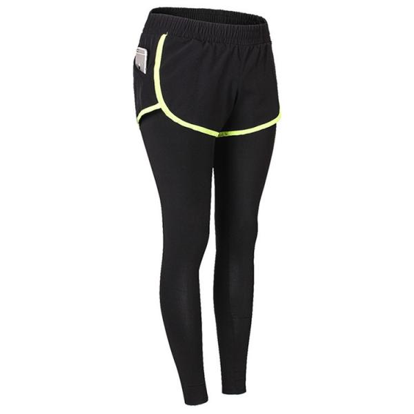 Two False Pieces Sweat Fitness Tights Leggings For Women Yoga Pants