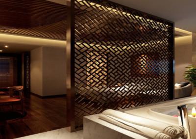 Customized Color Decorative Metal Screen Panels Lightweight For House / Building