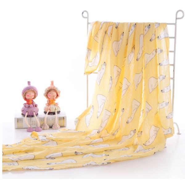 Mousseline animale Gauze Blanket du yard 110GSM de Gauze Muslin Fabric By The de double d'impression