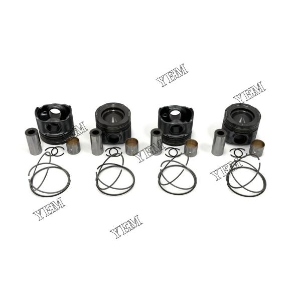 1GD Piston With Rings For Toyota Excavator Diesel Engine Parts