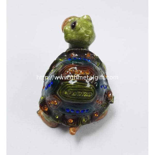 turtle shaped trinket box fashion metal jewelry box wedding trinket boxes