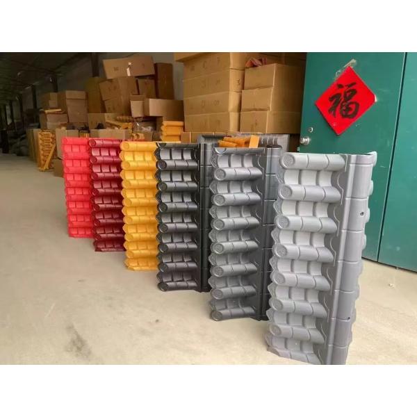 Antique Style Grey Synthetic Resin Roof Tile ASA Coated Plastic Sheet For Roofing
